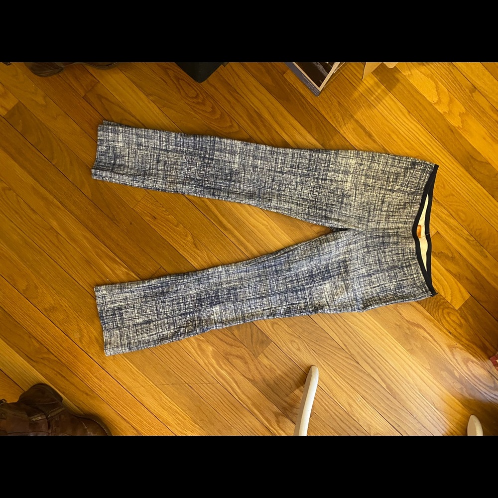 Tory Burch blue and white pants